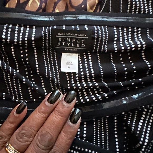 SIMPLY STYLED strapless Jumpsuit dots size Xl - Picture 2 of 10